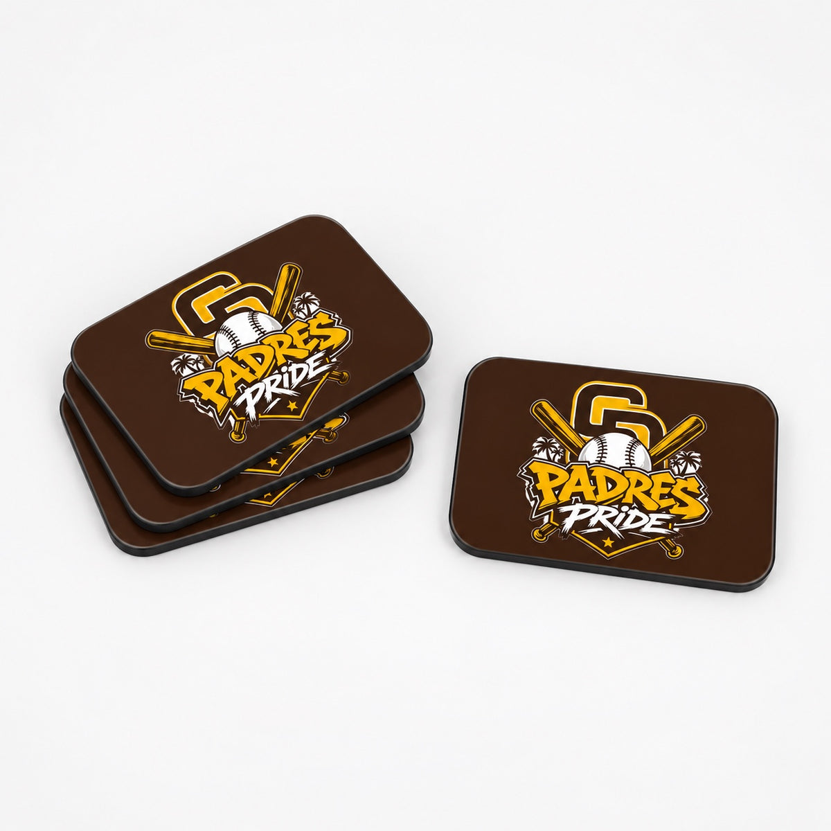 Padres Pride Baseball Refrigerator Magnet